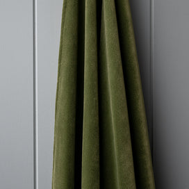 Draped Intelligent Velvet Juniper fabric by NiX