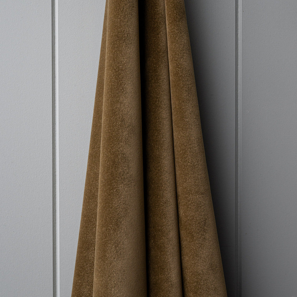 Fabric details of Sepia Intelligent Velvet upholstery fabric by Nix.