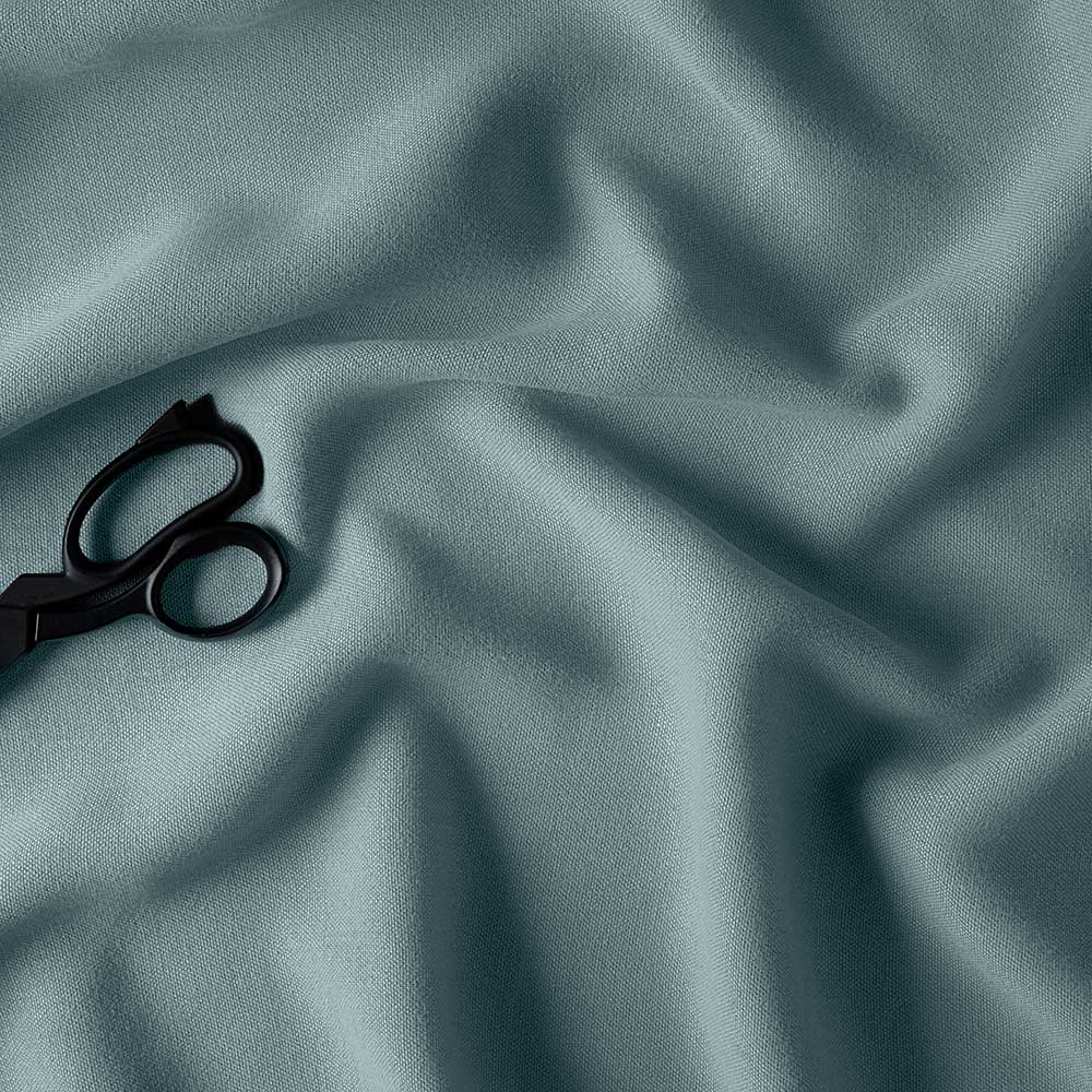  Laidback Linen, Cerulean, Fabric With Scissor - Nicola Harding 