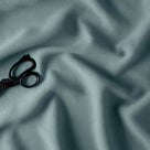 Laidback Linen, Cerulean, Fabric With Scissor - Nicola Harding
