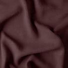 Draped Damson linen fabric showing the weave by Nix.