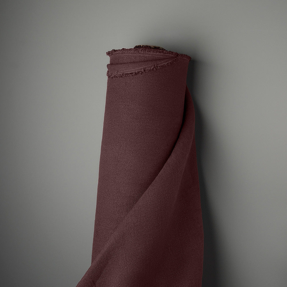 Fabric Roll of Damson Laidback Linen for upholstery by Nix.