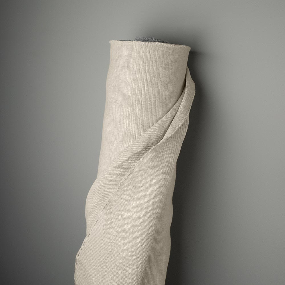 Laidback Linen in Dove Color Fabric Roll - NiX