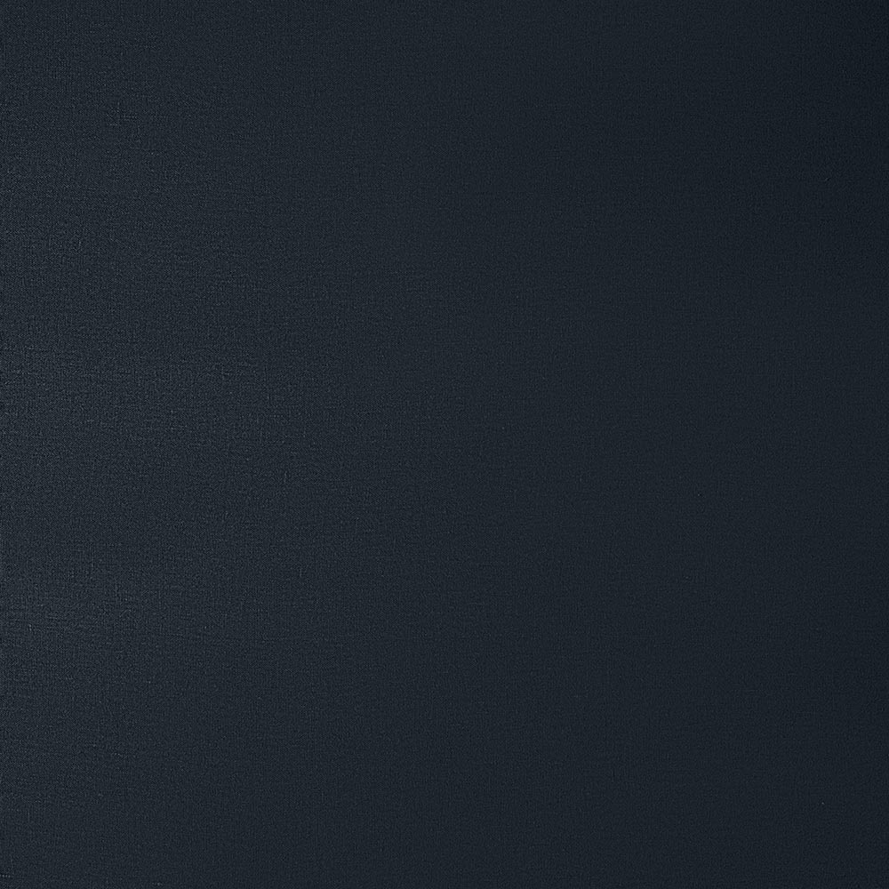 Nicola Harding traditional midnight dark blue linen fabric swatch detail shot