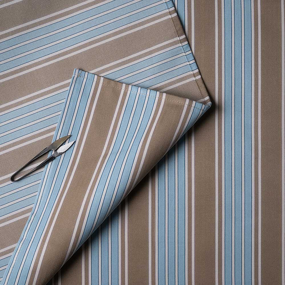 Dolittle Big Love Seat material close-up of folded regatta cotton texture by Nicola Harding. 