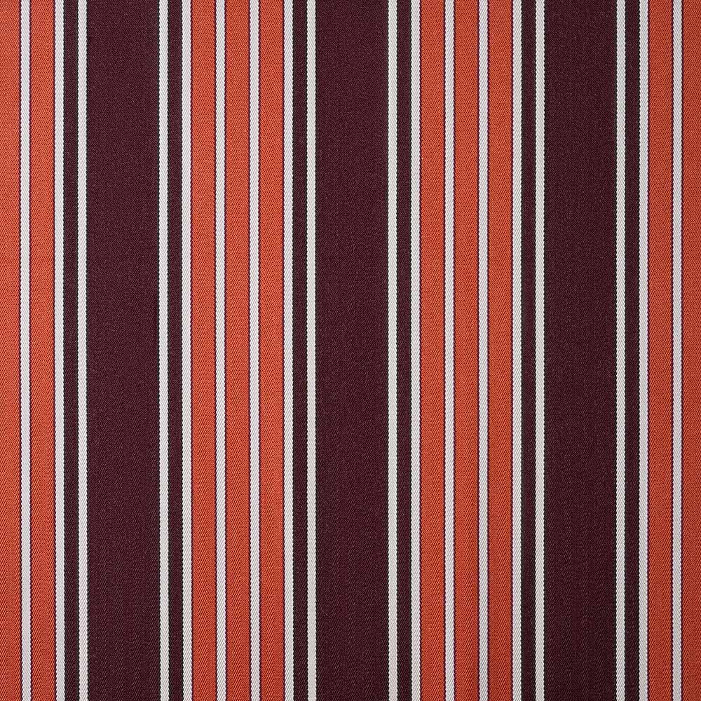  Closeup details of Flame Regatta cotton fabric by Nix. 
