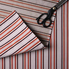 Heavy-weight Organic Cotton / Linen Blend, Slow Lane Berry, Fabric With Scissor - By NiX