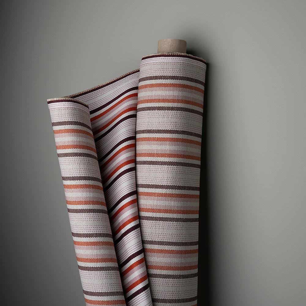  Fabric Roll of Berry cotton linen fabric by Nicola Harding. 