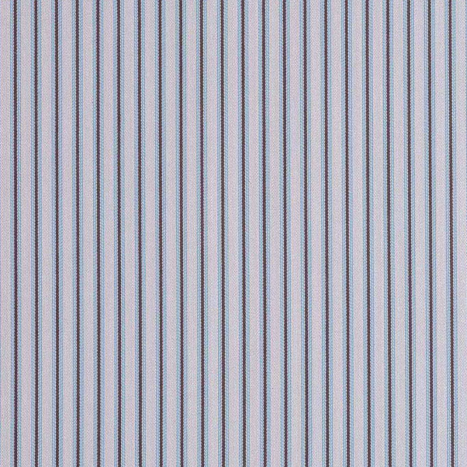 Fabric Ticking Blue Rust - By NiX