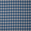 Well Plaid Cotton, Blue Brown Swatch - Nicola Harding