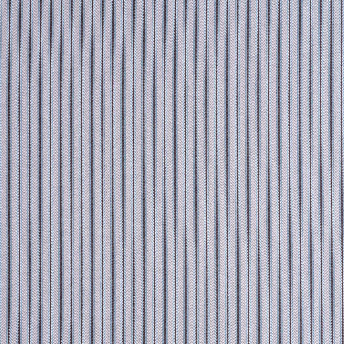 Ticking Cotton, Aqua Brown Fabric Design - NiX