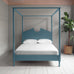image of Out for the Count Four Poster Bed in Marine Blue