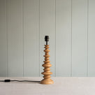Good Turn Wooden Table Lamp Base in Natural Oak