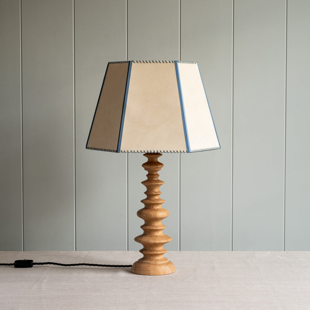 Good Turn Wooden Table Lamp Base in Natural Oak