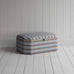 image of Hither Hexagonal Storage Ottoman in Regatta Cotton, Blue