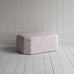 image of Hither Hexagonal Ottoman in Ticking Cotton, Berry