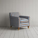 image of Idler Armchair in Regatta Cotton, Blue