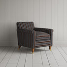 Idler Armchair in Regatta Cotton, Charcoal - Nicola Harding