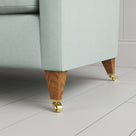 Detail of the feet and castors on the BIG LOVE seat by Nicola Harding.