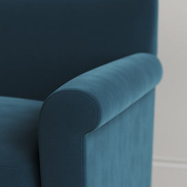 Close-up of Intelligent Velvet Aegean sofa armrest by NiX