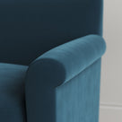 Close-up of Intelligent Velvet Aegean sofa armrest by NiX