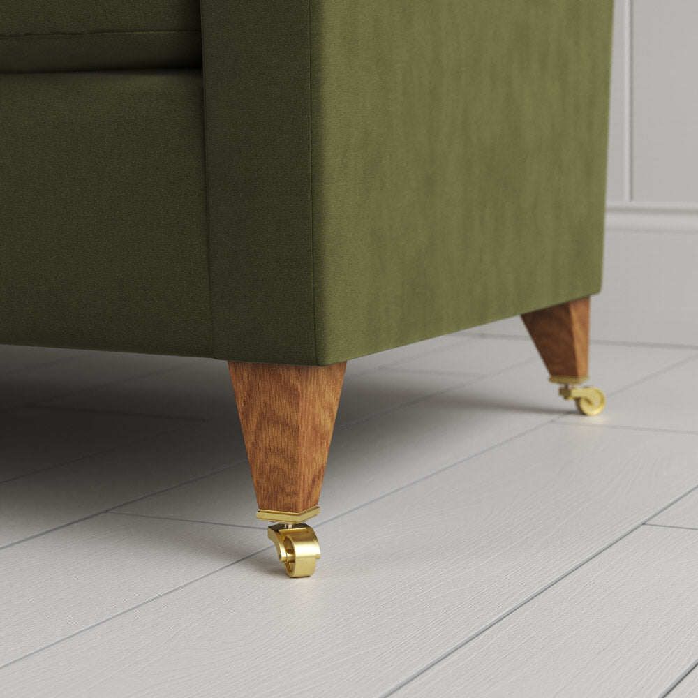 Design details of tapered legs with caster wheels by NiX