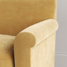 Arm detail in Classic Corduroy Wheat Fabric