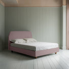 Dream Ticket Upholstered Bed in Laidback Linen Heather without Valance.