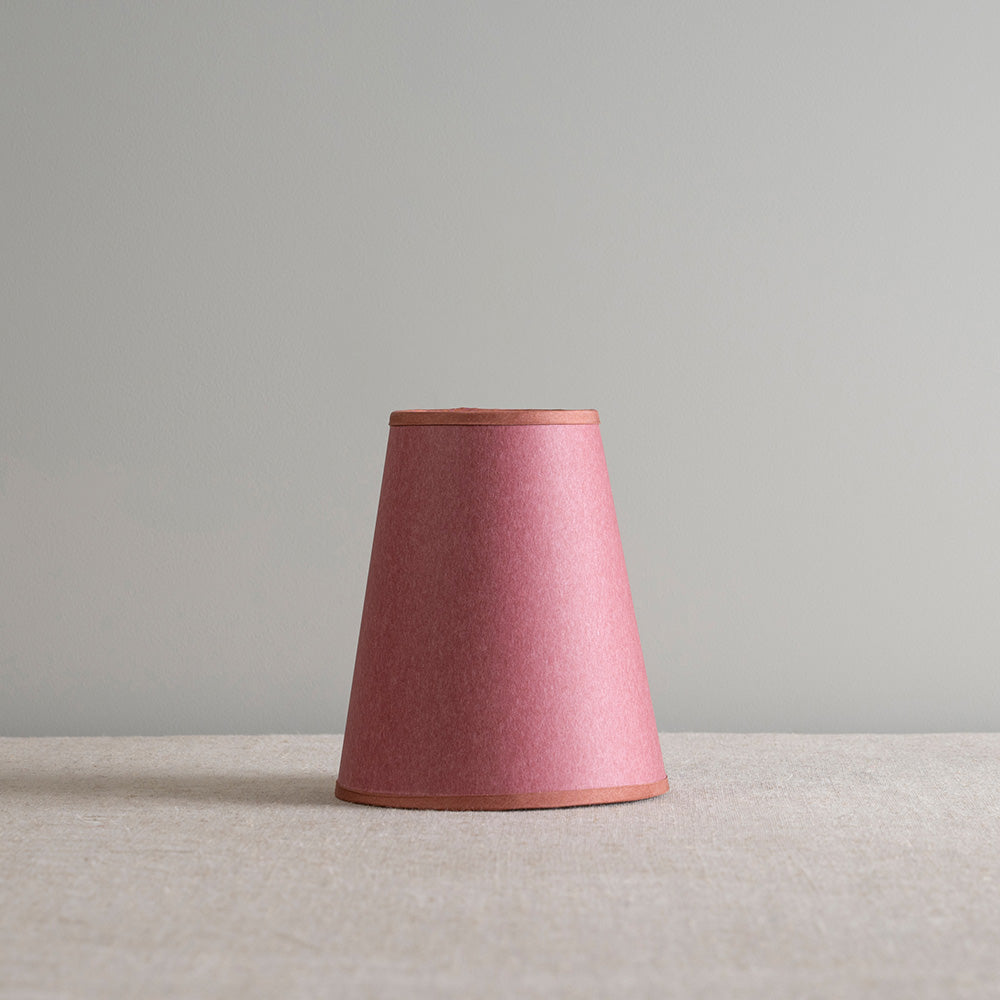  Bright Spark Tall Tapered Lamp Shade in Burgundy, Beautiful Front View - Nicola Harding 