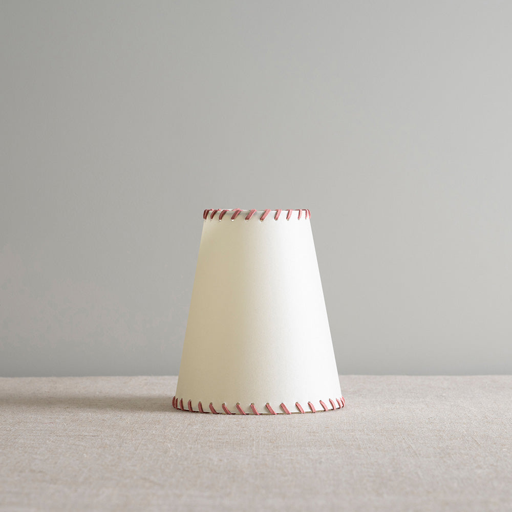  Bright Spark Tall Tapered Lamp Shade in Natural Parchment - Nicola Harding 