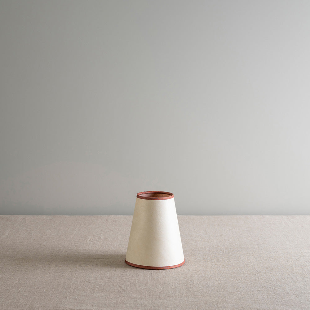 Bright Spark Tall Tapered Paper Lamp Shade in Soft White - Nicola Harding
