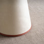  Bright Spark Tall Tapered Paper Lamp Shade in Soft White, Closeup - Nicola Harding 
