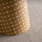  Focused Empire Batik Paper Lamp Shade in Spotty Dotty Tan, Closeup - Nicola Harding 