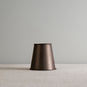  Focused Empire Lamp Shade in Waxed Brass with Rolled Edge, Beautiful Front View - Nicola Harding 