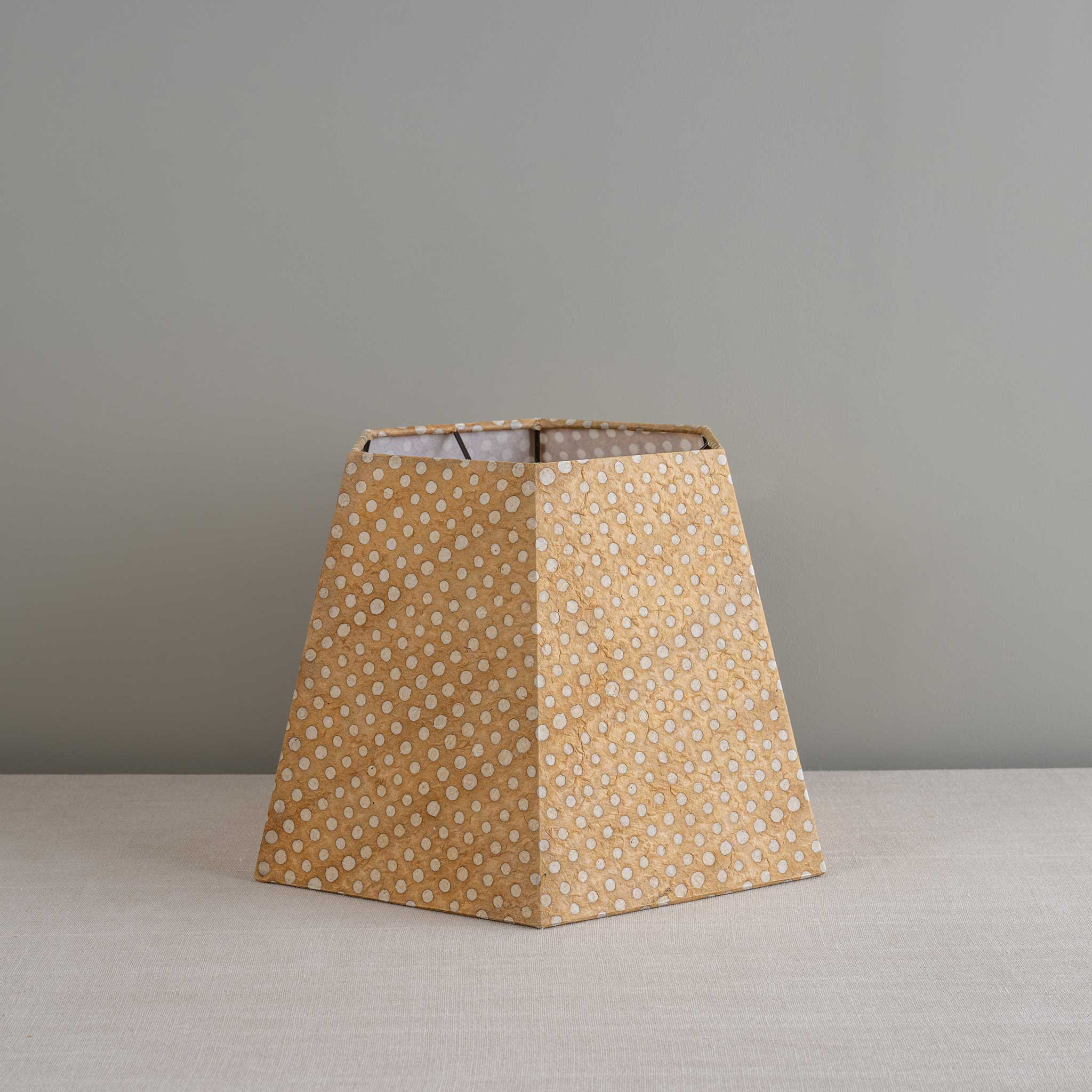  Townhouse Hexagonal Lamp Shade Tan - Nicola Harding 