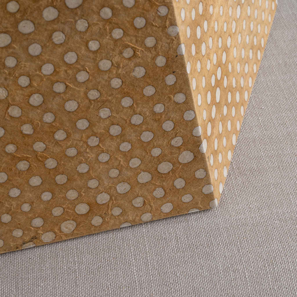  Townhouse Hexagonal Lamp Shade Tan - Nicola Harding 