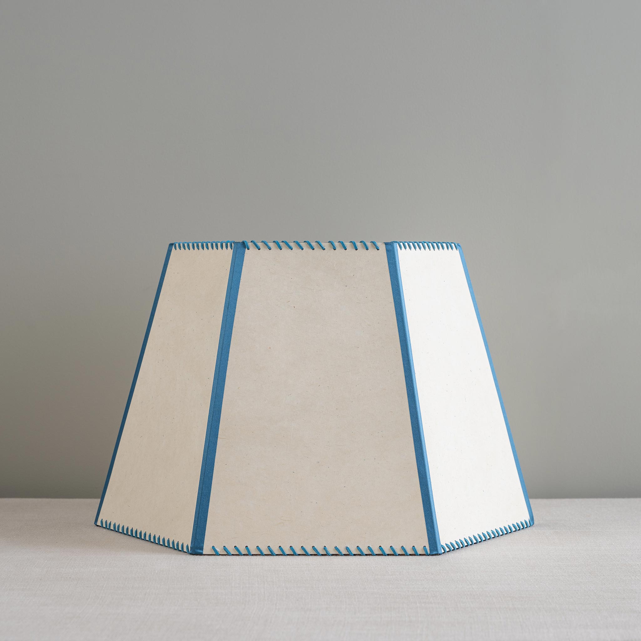  Townhouse Hexagonal Lamp Shade White - Nicola Harding 