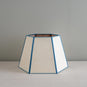 Townhouse Hexagonal Lamp Shade White - Nicola Harding 