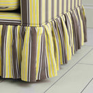 Beautiful Drapes of Curtain Call 4 Seater Sofa in Regatta Cotton, Custard