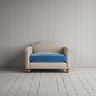 Dolittle Love Seat in Laidback Linen Dove Frame and Classic Corduroy Harbour Blue Seat
