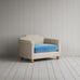 image of Dolittle Love Seat in Laidback Linen Dove Frame and Classic Corduroy Harbour Blue Seat