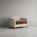 image of Dolittle Love Seat in Laidback Linen Dove Frame and Classic Corduroy Tobacco Seat