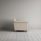 Dolittle Love Seat in Laidback Linen Dove side profile