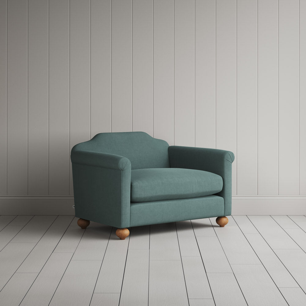  Dolittle Love Seat in Laidback Linen Mineral 