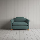 Front View of Dolittle Love Seat in Laidback Linen Mineral