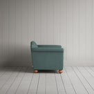 Side Profile of Dolittle Love Seat in Laidback Linen Mineral