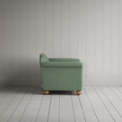 Side View of Dolittle Love Seat in Laidback Linen Moss
