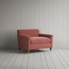 Idler Love Seat in Intelligent Velvet Damson