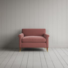 Front view of Idler Love Seat in Intelligent Velvet Rose