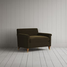 Idler Love Seat in Intelligent Velvet Seaweed